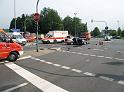 Schwerer Unfall mit Reisebus Lohmar Donrather Dreieck P032
